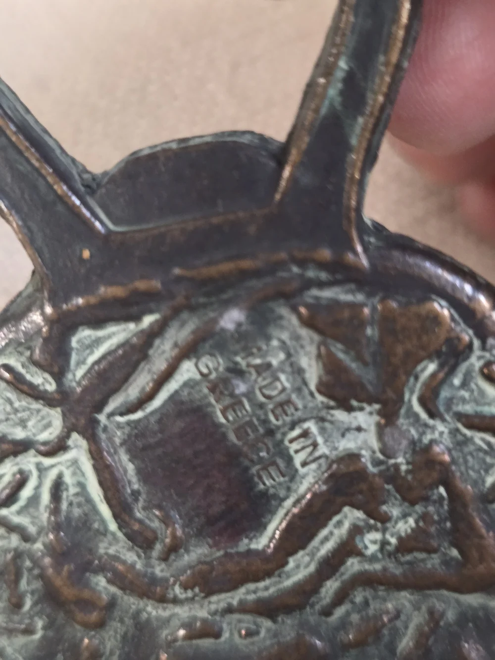 made in Greece decorative bronze